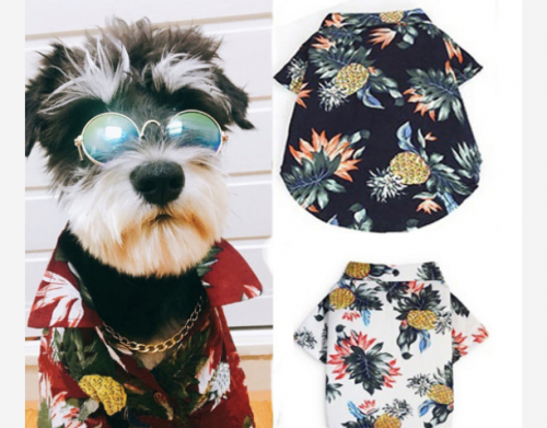 قمصان للكلاب والقطط (ابيض) Dog Cat Shirts