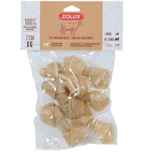 زولكس عظام مضغ معقودة للكلاب Zolux 6x7cm
