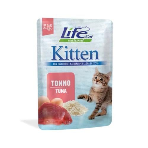 لايف كات اظرف التونا للقطط الصغيرة LifeCat 70g