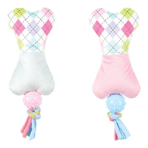 زولكس بوبي تايني لعبة على شكل عظمة تصدر صوت بعدة الوان Zolux