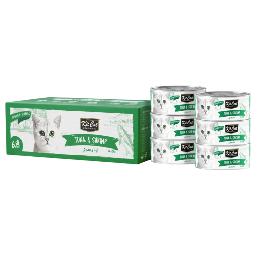 كت كات علب متعددة بالتونا والجمبري KitCat 50gx6