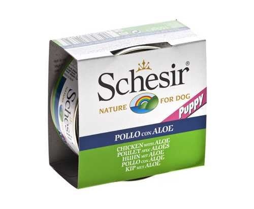 شيزر معلبات للجراء بالدجاج Schesir 150g