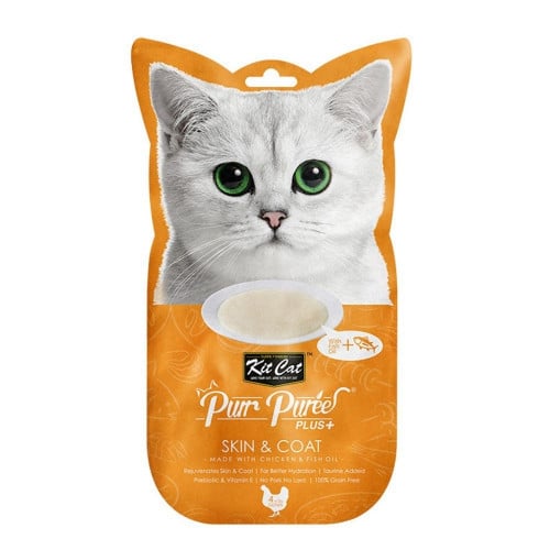 كت كات مكافاه بالدجاج وزيت السمك Kit Cat 4x15g