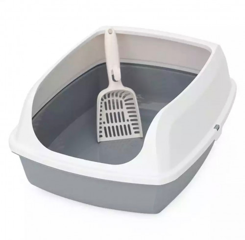 صندوق رمل مفتوح + مجرفة بعدة الوان