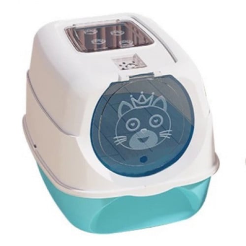 صندوق رمل مغلق بفتحتين مع سكوب وفلتر