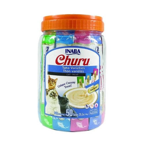 اينابا تشورو مكافات التونا المتنوعة Inaba Churu 50x14g