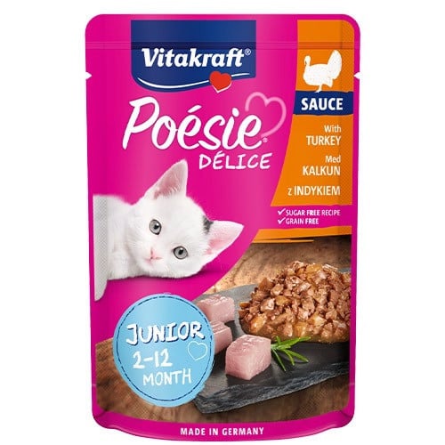 فيتاكرافت اظرف للكيتن بالديك الرومي VitaKraft 85g