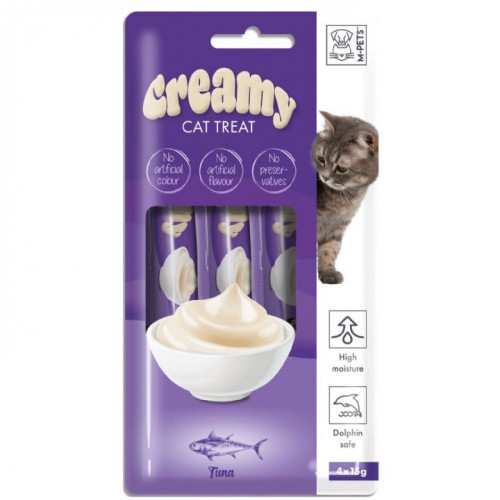 ام بيتس مكافات كريمية بالتونا M-Pets 4x15g