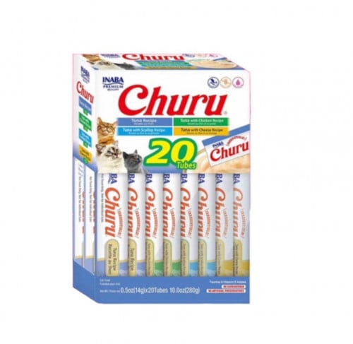 اينابا تشورو هريسة التونا المتنوعة Inaba Churu 20x14g