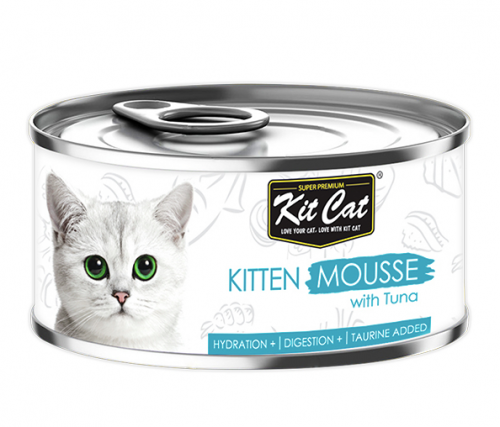 كت كات مهروس للقطط الصغيره مع التونا Kit Cat 80g