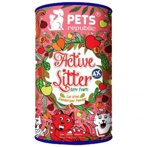 بيتس ريبابليك بودرة مزيلة لرائحة الفضلات بعدة روائح Pets Republic 500g
