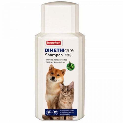 بيفار شامبو ديمثي كير طارد حشرات شامبو للكلاب والقطط بالالوفيرا Beaphar 200ml