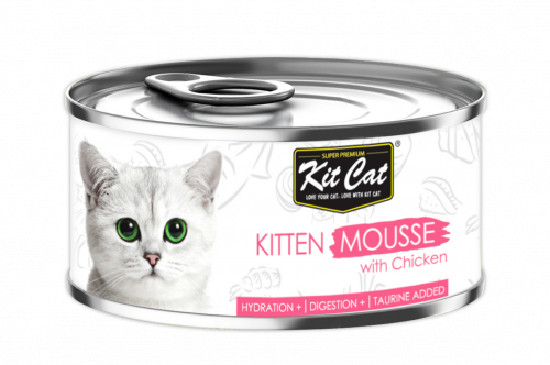 كت كات معلبات مهروس للقطط الصغيرة مع الدجاج KitCat...