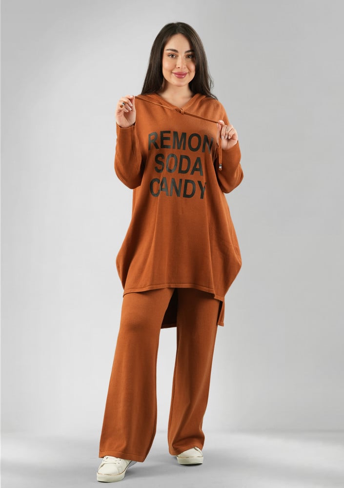 ترنج شتوي توب طويل وقبعة