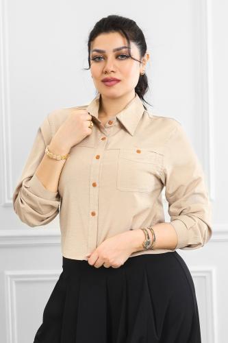 قميص نسائي بأكمام طويلة