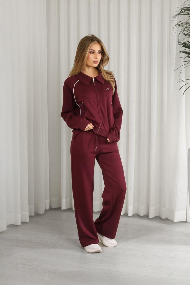 ترنج شتوي سحاب بأكمام طويلة وجيب