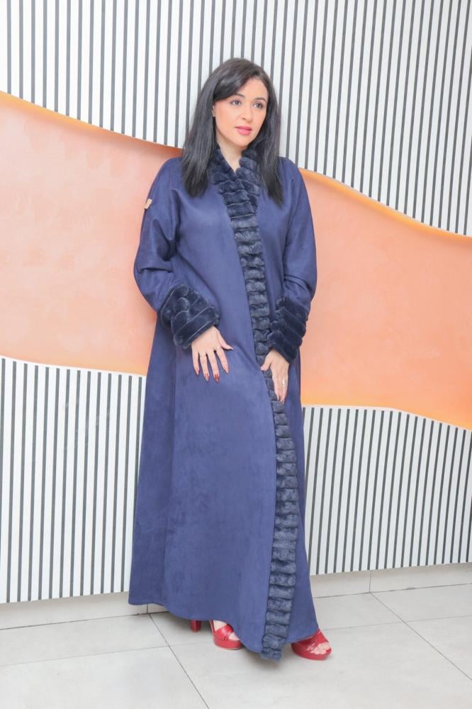 عباية شتويه بتصميم انيق