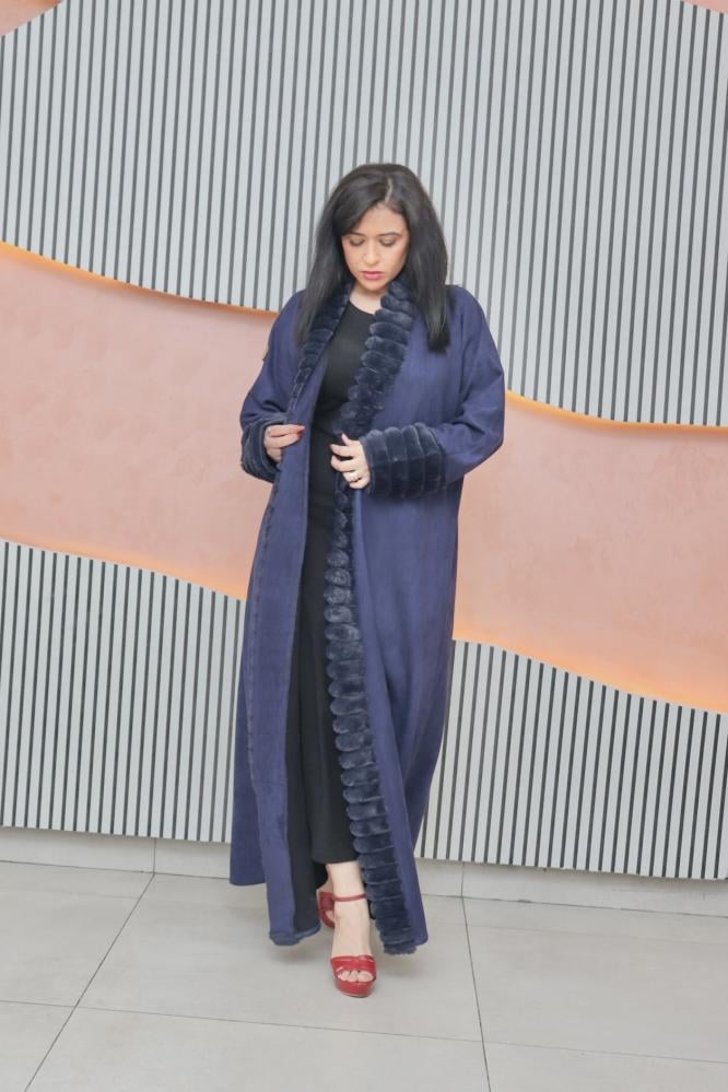 عباية شتويه بتصميم انيق