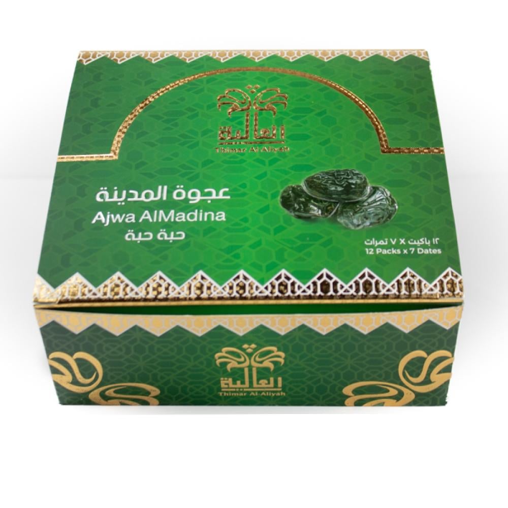 عجوة 7 تمرات 12 شريط بالنوى