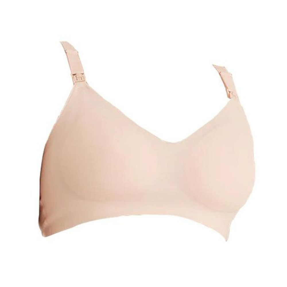 حمالة صدر للرضاعة MOMCOZY YN21 كريمي - مقاس XL