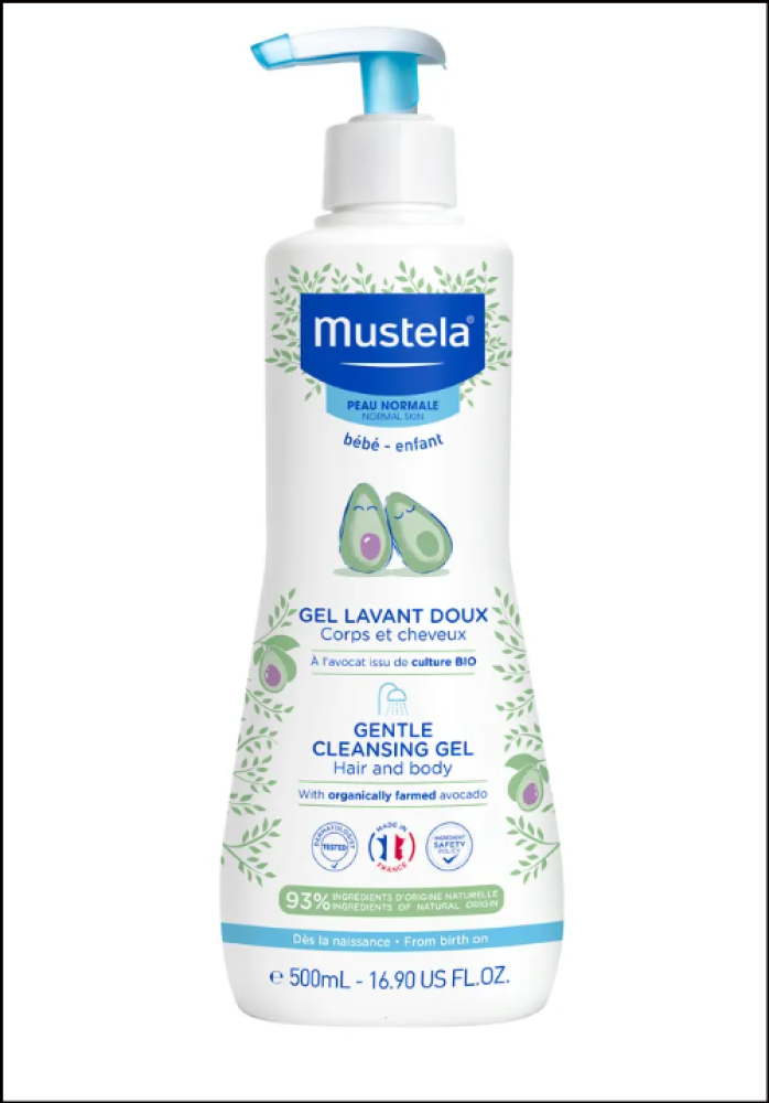 موستيلا - مجموعة الاستحمام والترطيب