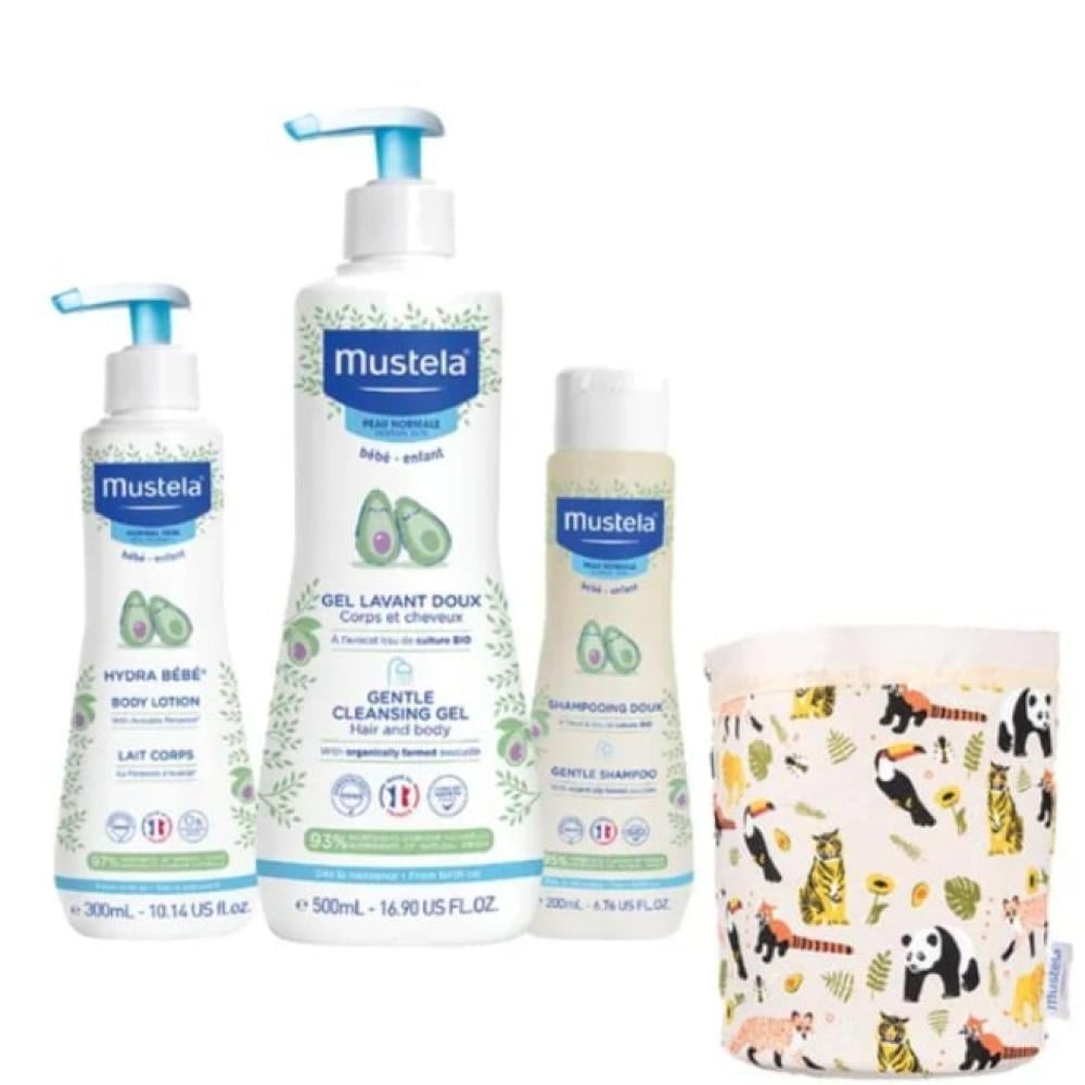 موستيلا - مجموعة الاستحمام والترطيب