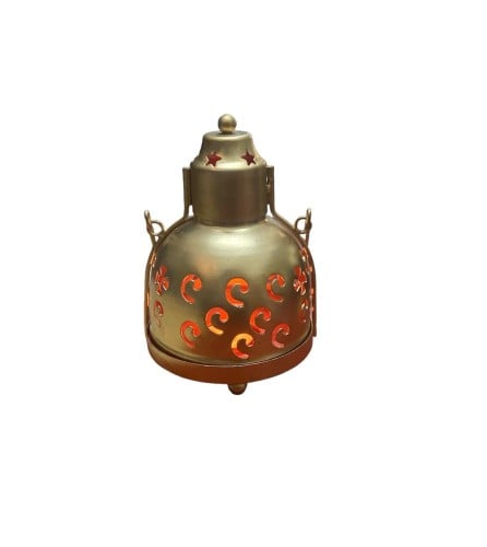 فانوس رقم 1019 ذهبي 17 سم