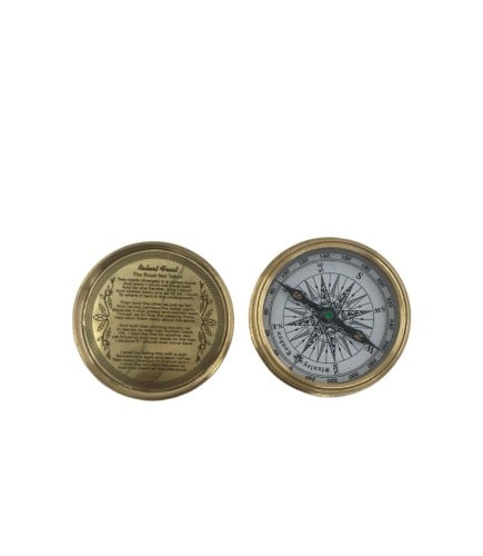 ساعة بوصلة ذهبي 6 سم