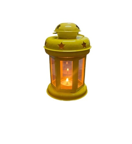 فانوس نجمة اصفر 13 سم