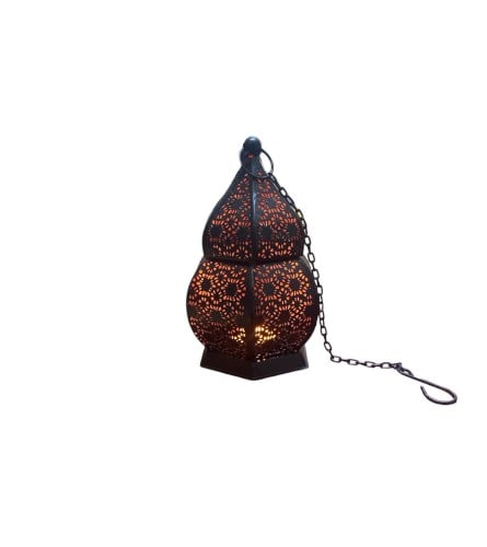 فانوس رقم 1038 اسود 15 سم