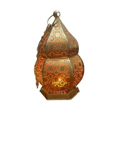 فانوس رقم 1038 ذهبي 15 سم