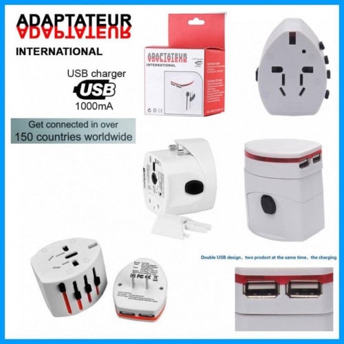 شاحن السفر العالمي Universal adaptor