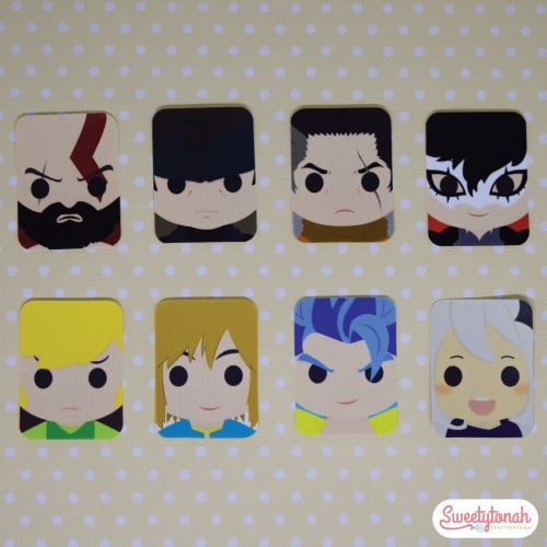 ستيكرات شخصيات العاب الفيديو (مجموعة 2)