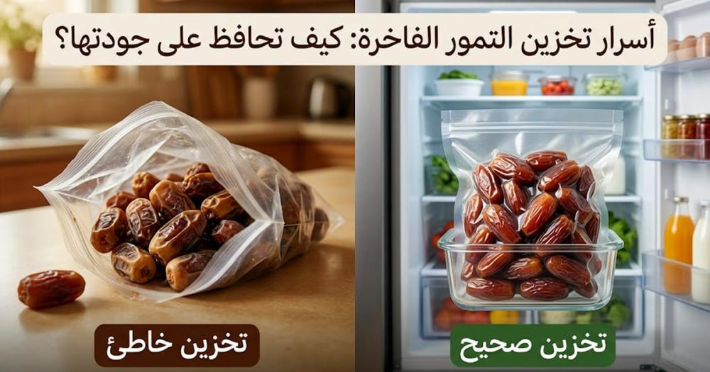 أفضل طرق تخزين التمور الفاخرة دون فقدان جودتها