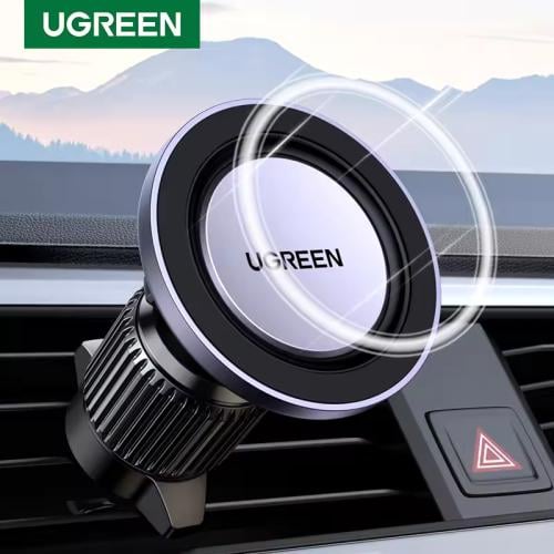 UGREEN - حامل الجوال المغناطيسي للسيارة قوي مع خطا...