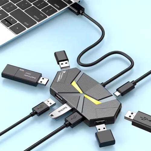 موسع USB 2.0 حل التوصيل الشامل لأجهزتك بخيارات 4 /...