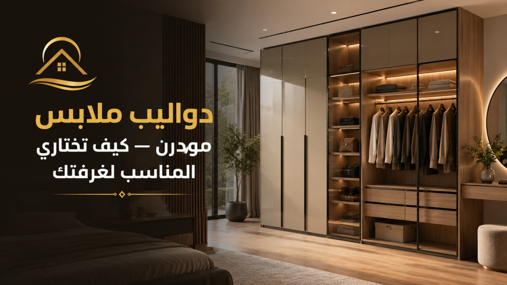 دواليب ملابس مودرن — كيف تختاري المناسب لغرفتك