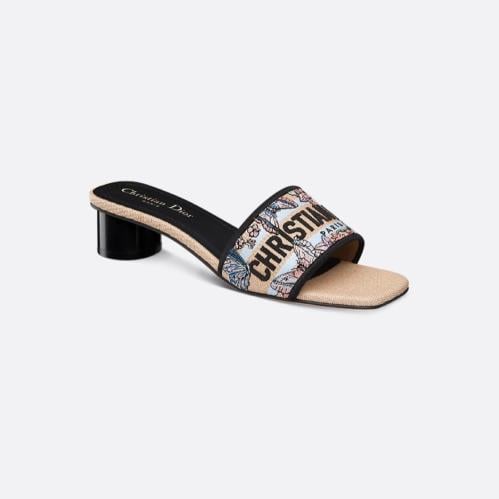 حذاء Dior بكعب نسائي - متعدد الألوان