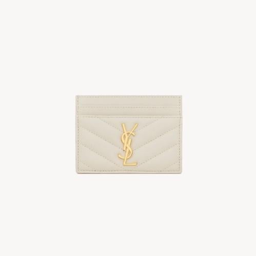 كارد هولدر YSL - أبيض