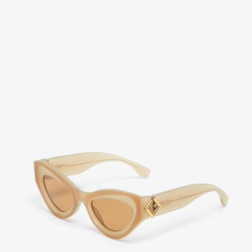 نظارة Fendi - بيج