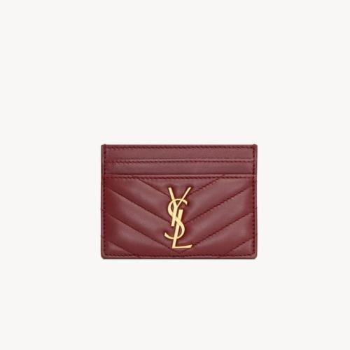 كارد هولدر YSL - عنابي