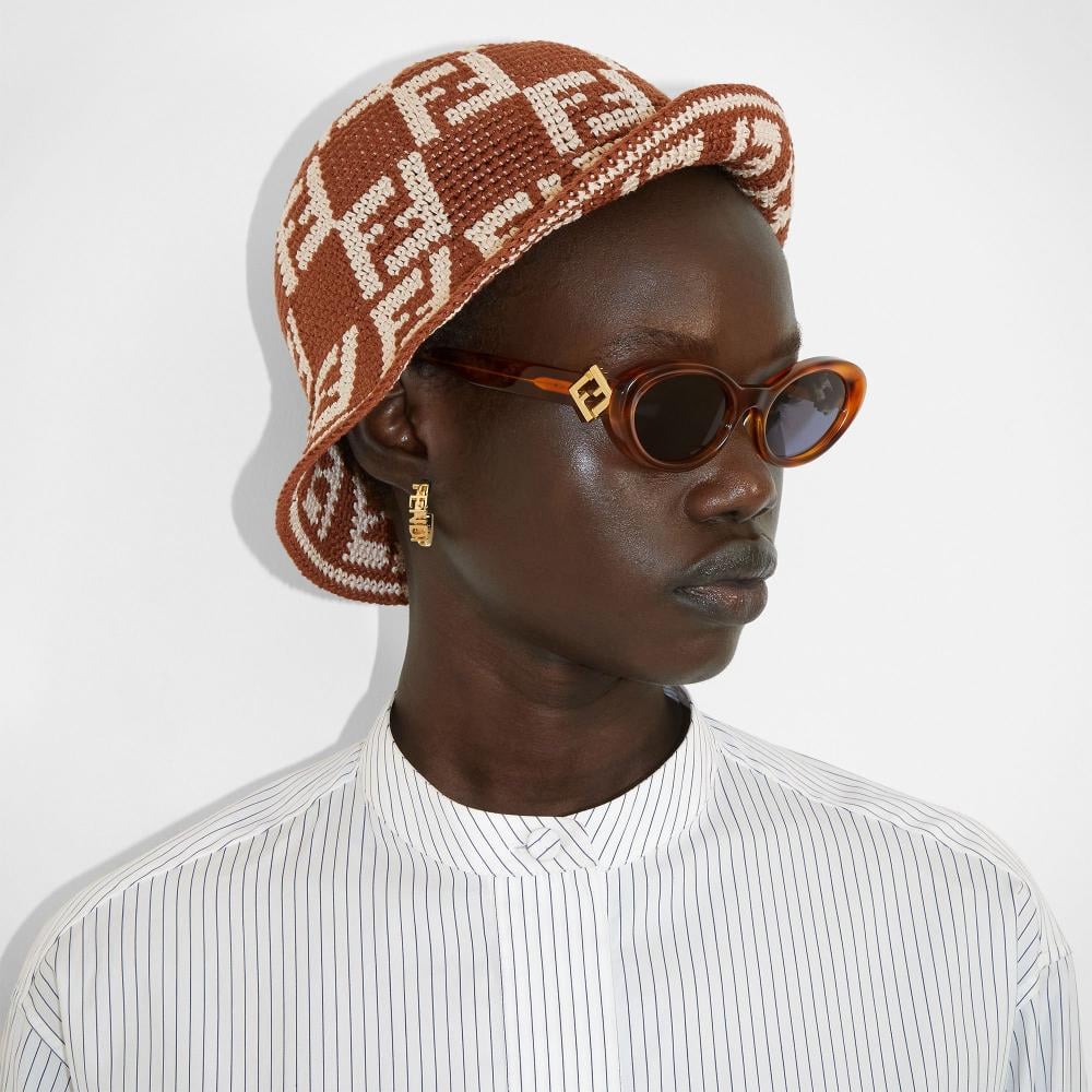نظارة Fendi - هافانا فاتح