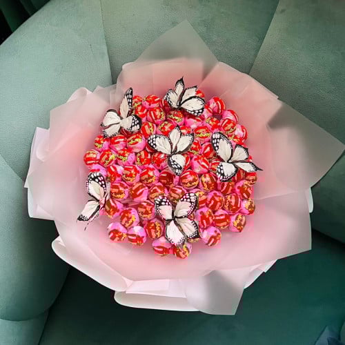 Bouquet lollipop candy