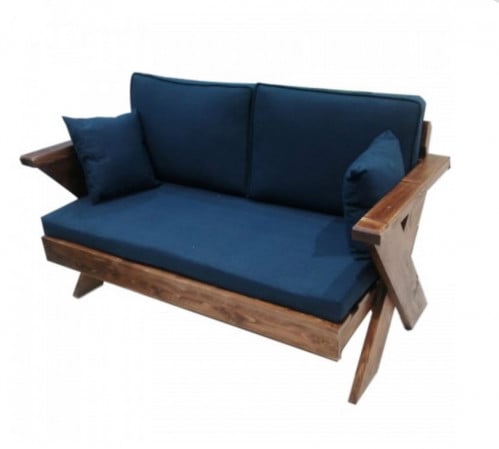 كرسي ثنائي خشب سويدي