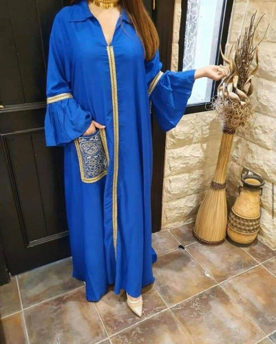 جلابية ازرق