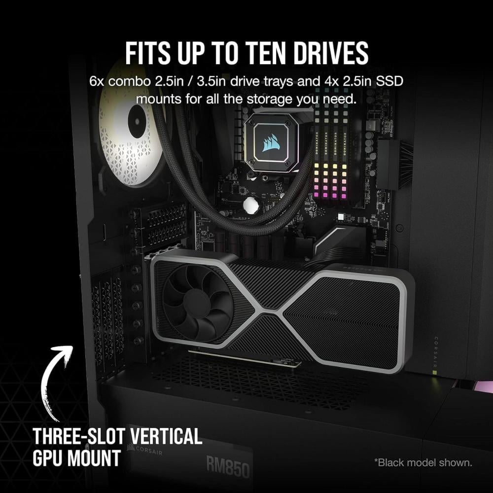 CORSAIR 7000D AIRFLOW Full-Tower ATX PC Case White كيس للكمبيوتر