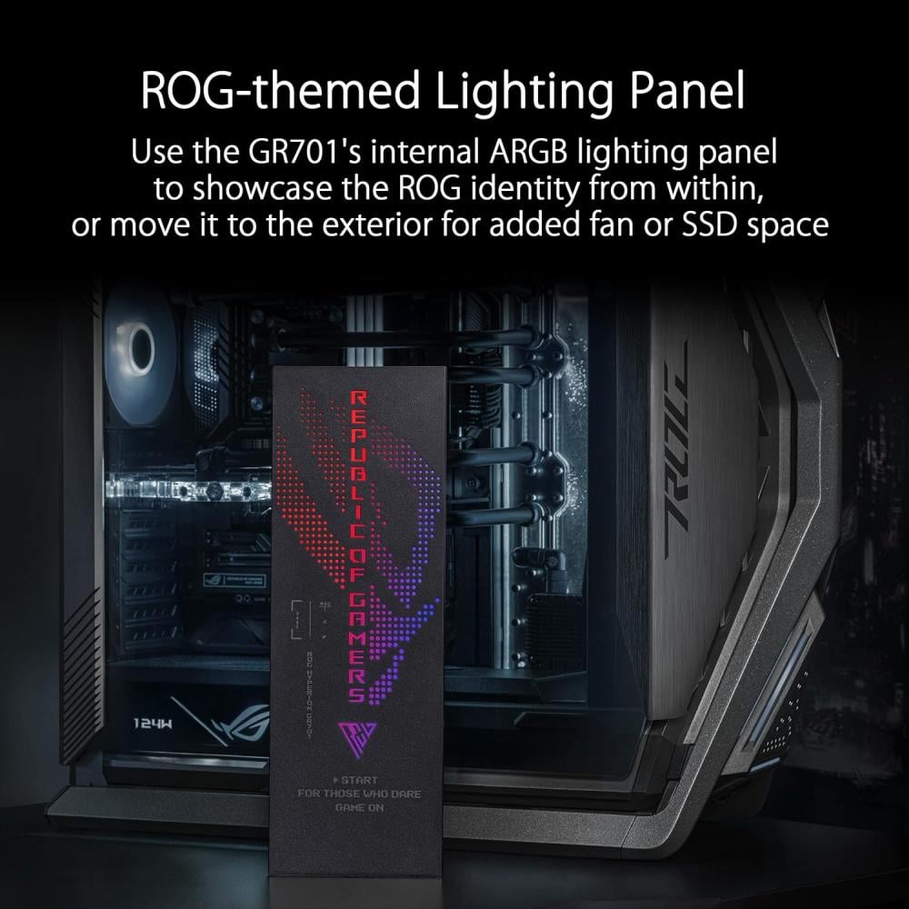 ASUS ROG Hyperion GR701 E-ATX  Black Gaming Computer Case كيس كمبيوتر