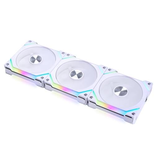 Lian Li UNI Fan SL120 V2 RGB White Triple Pack wit...