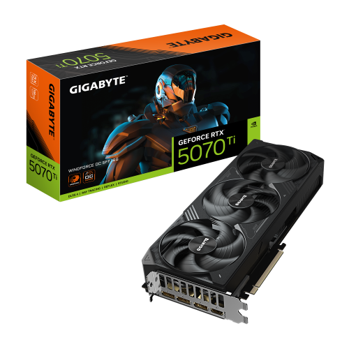GeForce RTX™ 5070 Ti WINDFORCE OC SFF 16G كرت شاشة