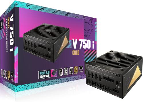 CoolerMaster V750 Gold i 750 Watt PCIe 5 Fully Mod...